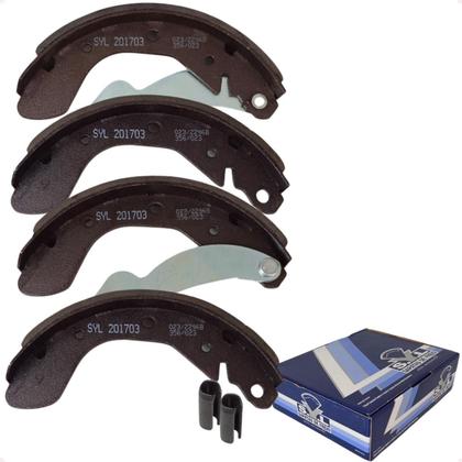 Imagem de Sapatas Lona Freio Traseiro Syl Agile Corsa