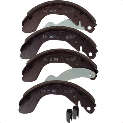 Imagem de Sapatas Lona Freio Traseiro Syl Agile Corsa