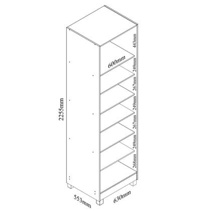 Imagem de Sapateira 1 Porta com Espelho Gold Gelius