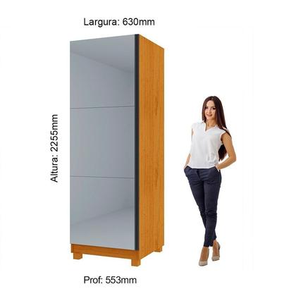 Imagem de Sapateira 1 Porta Espelhada Gold 100% Mdf