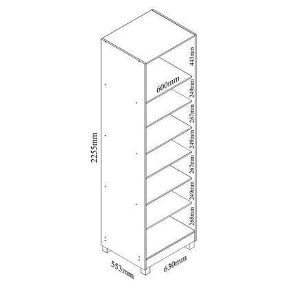 Imagem de Sapateira 1 Porta Espelhada Gold 100% Mdf