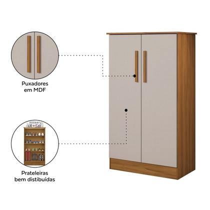 Imagem de Sapateira 2 Portas 109,8cm X 63cm Alaska