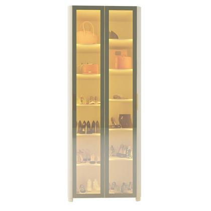 Imagem de Sapateira 2 Portas Reflecta com Pés e Led 100% Mdf