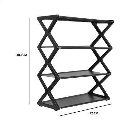 Imagem de Sapateira 4 Andares 41x18,5 Original 3 Cores Disponível