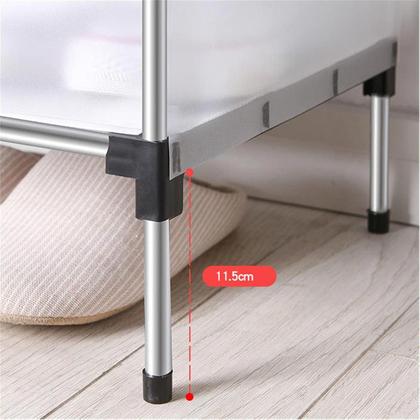 Imagem de Sapateira 6 Andares 18 Pares Sapatos Sandalia Porta Objetos Livro Hall de Entrada Organizaçao Multiuso Prateleira Ajustavel Resistente