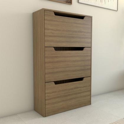 Imagem de Sapateira 6 Portas para 24 Pares Sapato Amêndoa - Panorama Móveis