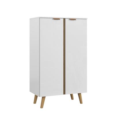 Imagem de Sapateira Armário Multiuso com 2 Portas e 3 Prateleiras Organizador para Hall e Entrada Tênis Sapato