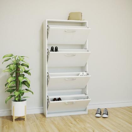 Imagem de Sapateira Basculante 4 Portas Compacta Branco