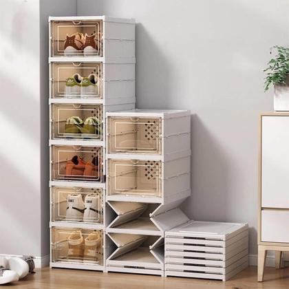 Imagem de Sapateira  Caixa Sapato Tênis 6 Andares Empilhável