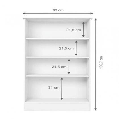 Imagem de Sapateira Com 2 Portas Branco Brilho Alaska Branco Brilho