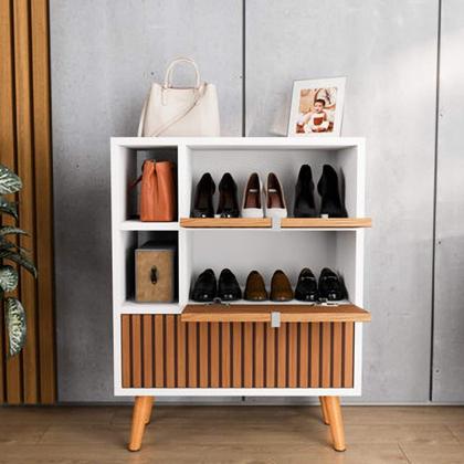 Imagem de Sapateira Com Duas Portas E Pés Palitos Classic - JM3 Móveis