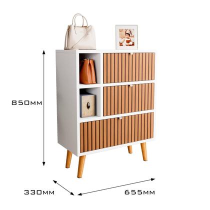 Imagem de Sapateira Com Duas Portas E Pés Palitos Classic - JM3 Móveis