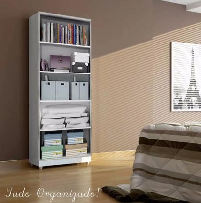 Imagem de Sapateira Com Espelho 30 Pares Branca Multiuso