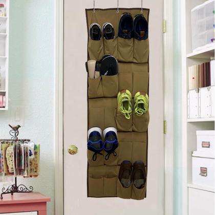 Imagem de Sapateira De Pendurar Atrás Da Porta Com 20 Divisórias