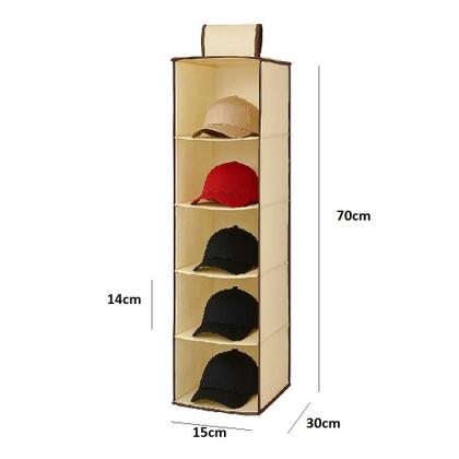 Imagem de Sapateira De Porta Vertical Organizador Sapatos Guarda Roupa Closet Armario 5 Divisorias Flexivel Prateleira Multiuso Do