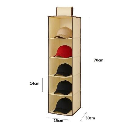 Imagem de Sapateira De Porta Vertical Organizador Sapatos Guarda Roupa Closet Armario 5 Divisorias Flexivel Prateleira Multiuso Do