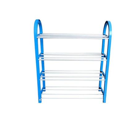 Imagem de Sapateira desmontavel organizadora com 4 prateleiras vertical 8 pares em aluminio