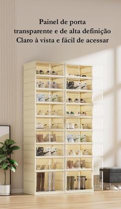 Imagem de Sapateira Dupla Vertical 6 Andares 12 Pares Camada