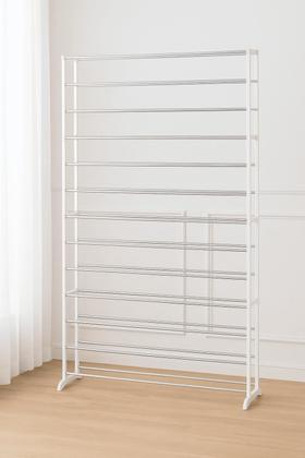 Imagem de Sapateira Grande Organizador 100 Calçados 50 Pares Estante de Aço Para Closet