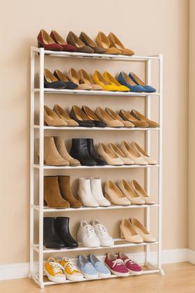 Imagem de Sapateira Grande Organizador 100 Calçados 50 Pares Estante de Aço Para Closet