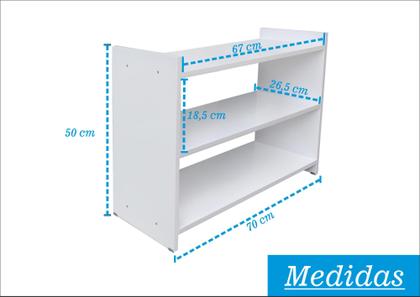 Imagem de Sapateira Hall De Entrada - 3 Prateleiras - Duas Opções de Cores
