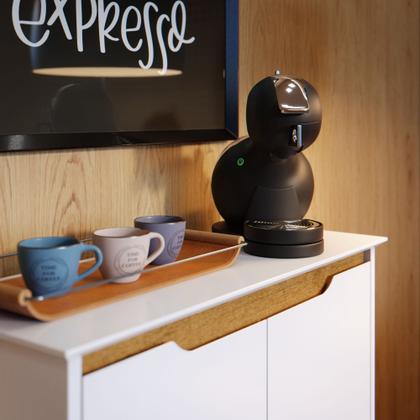 Imagem de Sapateira Hall Vertical com 2 portas Flow para entrada ou quarto - Branco