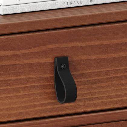 Imagem de Sapateira Madeira Vertical Organizadora 2 Portas 1 Gaveta Mikka Castanho