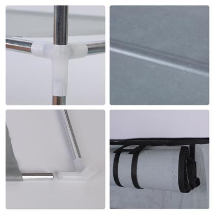 Imagem de Sapateira Multiuso em Tecido 5 Prateleiras e porta com Ziper