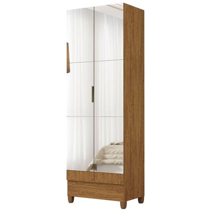 Imagem de Sapateira Multiuso Marica Premium 2 Portas com Espelho e Pés Carioca Móveis