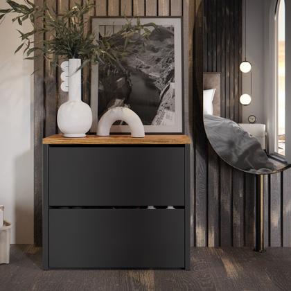 Imagem de Sapateira organizadora com prateleiras porta basculante - cores