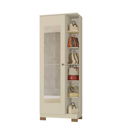 Imagem de Sapateira Parma 100 MDF 2 Espelhos e 5 Prateleiras