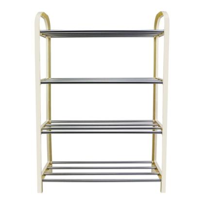 Imagem de Sapateira Porta Sapatos 4 Andares 8 Pares Hall De Entrada Cor Branco