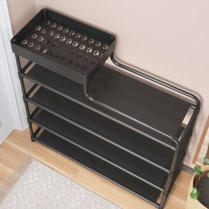 Imagem de Sapateira Rack Estante Multiuso com Cestinho Sortido