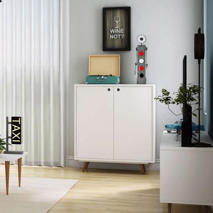 Sapateira Retrô Plus Branco - Mobly Imagem de Sapateira Retrô Plus Branco