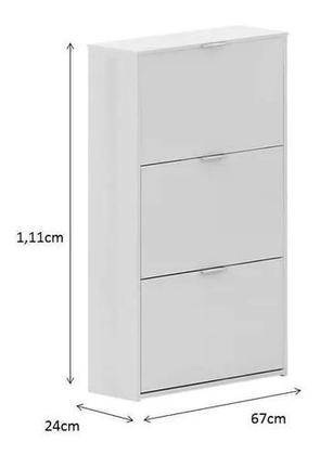 Imagem de Sapateira Safira 3 Portas Articuláveis - Quarta Divisão