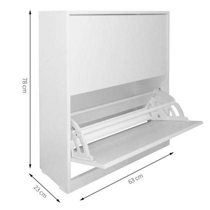 Imagem de Sapateira Steve 2 PT Branco