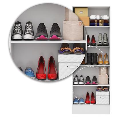 Imagem de Sapateira Tokio Premium 2 Portas 5 Prateleiras Carioca Móveis