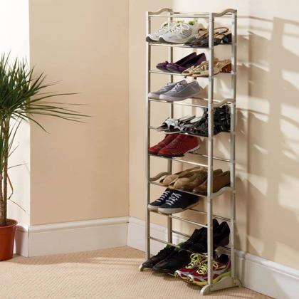 Imagem de Sapateira Vertical de Porta 10 Andares Prateleira Organizadora