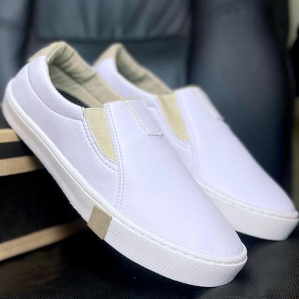 Imagem de Sapatenis Casual Masculino Slip On Fechamento Elastico Sem Cadarço