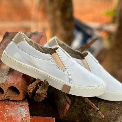 Imagem de Sapatenis Casual Masculino Slip On Fechamento Elastico Sem Cadarço