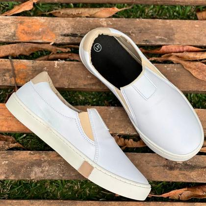 Imagem de Sapatenis Casual Masculino Slip On Fechamento Elastico Sem Cadarço