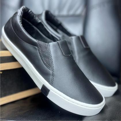 Imagem de Sapatenis Casual Masculino Slip On Fechamento Elastico Sem Cadarço