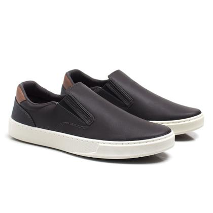 Imagem de Sapatenis Casual Slip On Masculino Tenis Moderno Macio Dia a Dia