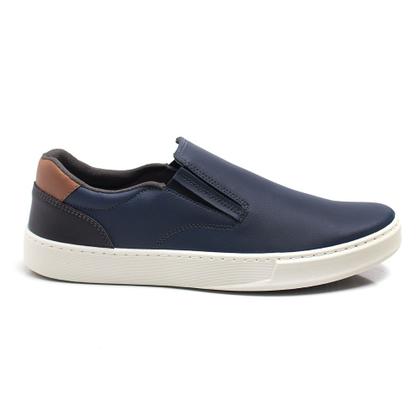 Imagem de Sapatenis Casual Slip On Masculino TOP STAR Tenis Moderno Macio Dia a Dia