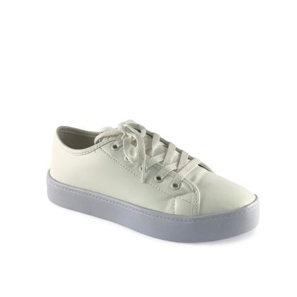 Imagem de Sapatenis Dara Branco com Sola Branca - ULLY