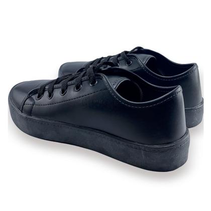 Imagem de Sapatenis Dara Preto com Sola Preta - ULLY