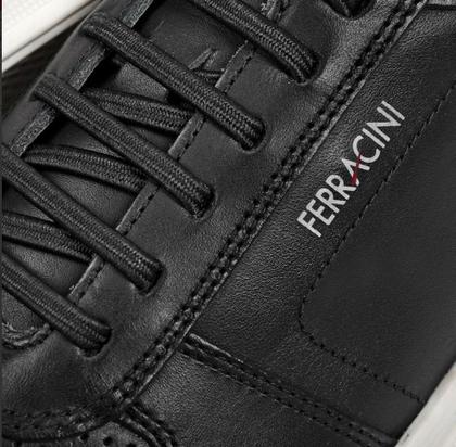 Imagem de Sapatênis Ferracini 9314 Logan Couro Masculino Cor:PretoTamanho:42