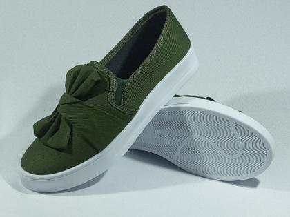Imagem de Sapatênis Manu Laço Casual Super Confortável Feminino Lançamento 03  (64172)