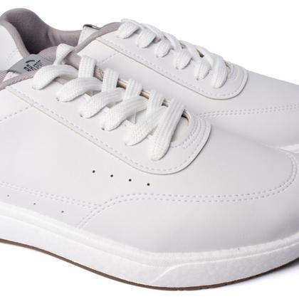 Imagem de Sapatênis Masculino BR Sport Mônaco Casual Cinza Claro/Branco