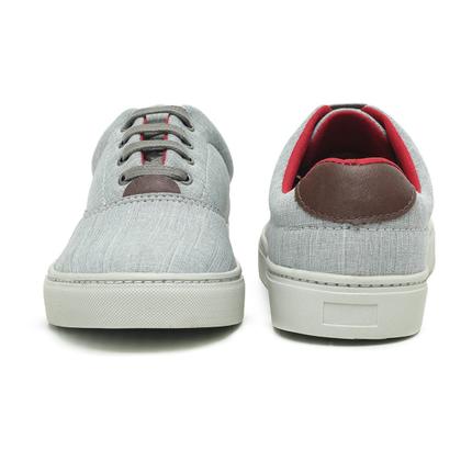 Imagem de Sapatênis Masculino Cinza Ultra Leve Confortável Moda Casual